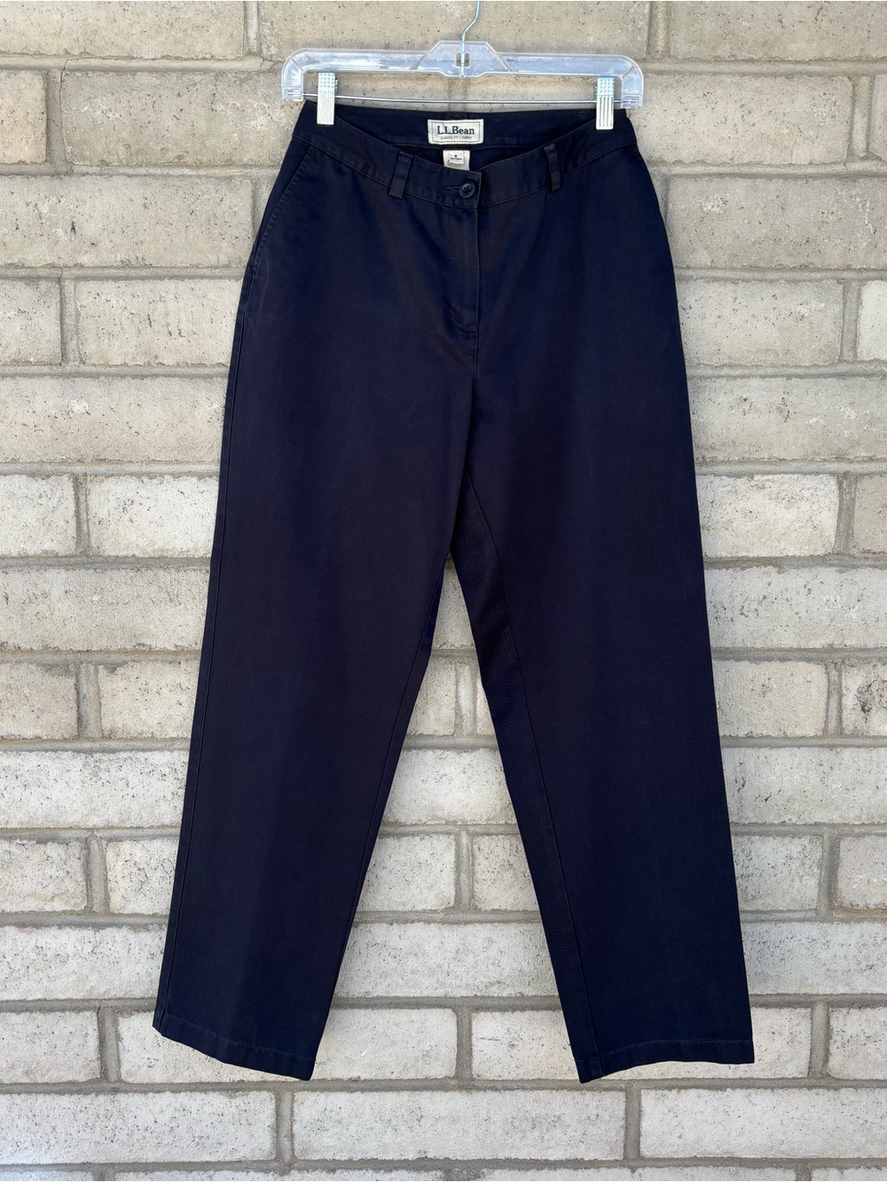 Women's L.L. Bean Ccurvy Fit Navy Pants Size 6 M/Tall